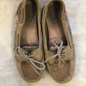 3/$25 Sperry Plaid Slide Ons